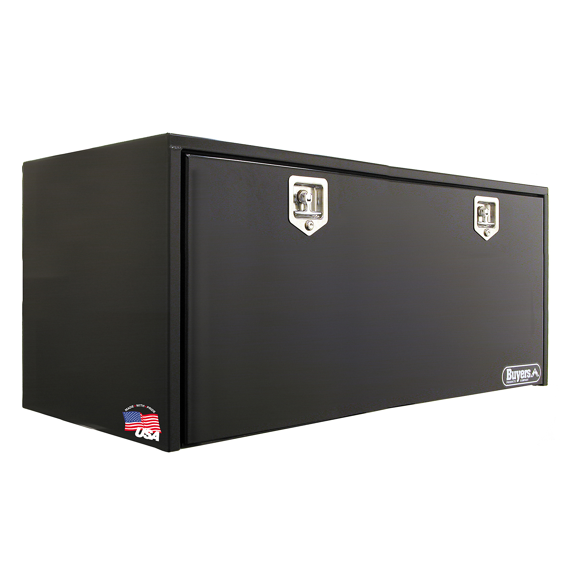 Buyers Products, 24x24x60in. Black Steel Underbody Truck Box, Width 60 in, Material Steel, Color Finish Black, Model# 1704315
